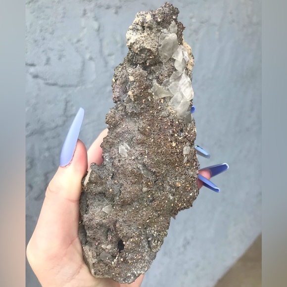 Dogtooth Calcite & Pyrite in Matrix ✨ - Picture 6 of 10